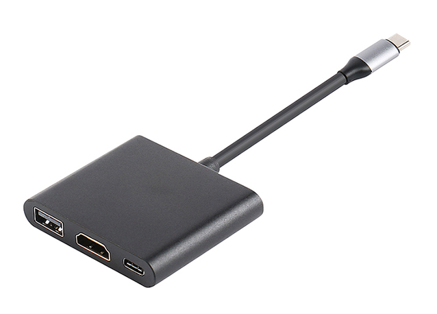 3 in 1 Type C to HDMI PD USB 3.0 Adapter