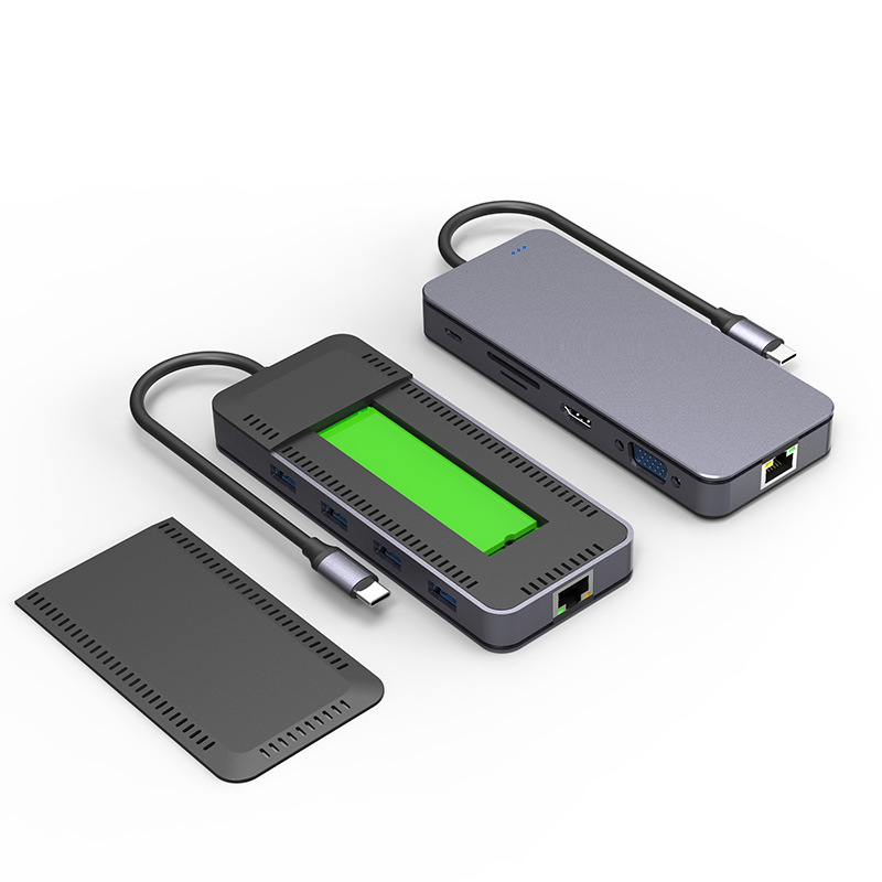 11 in 1 NEW Design Docking Station With SSD
