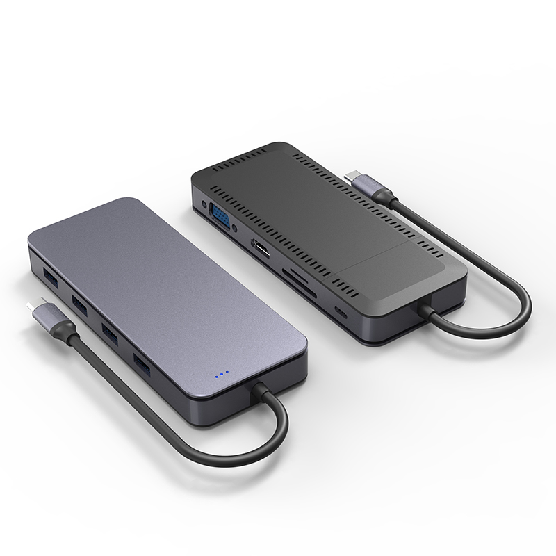 11 in 1 NEW Design Docking Station With SSD