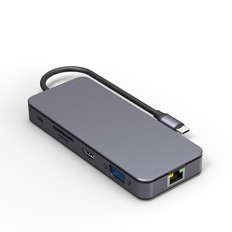 11 in 1 NEW Design Docking Station With SSD