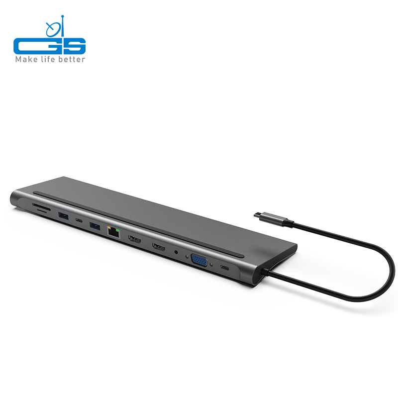 12 In 1 Dual HDMI Docking Station