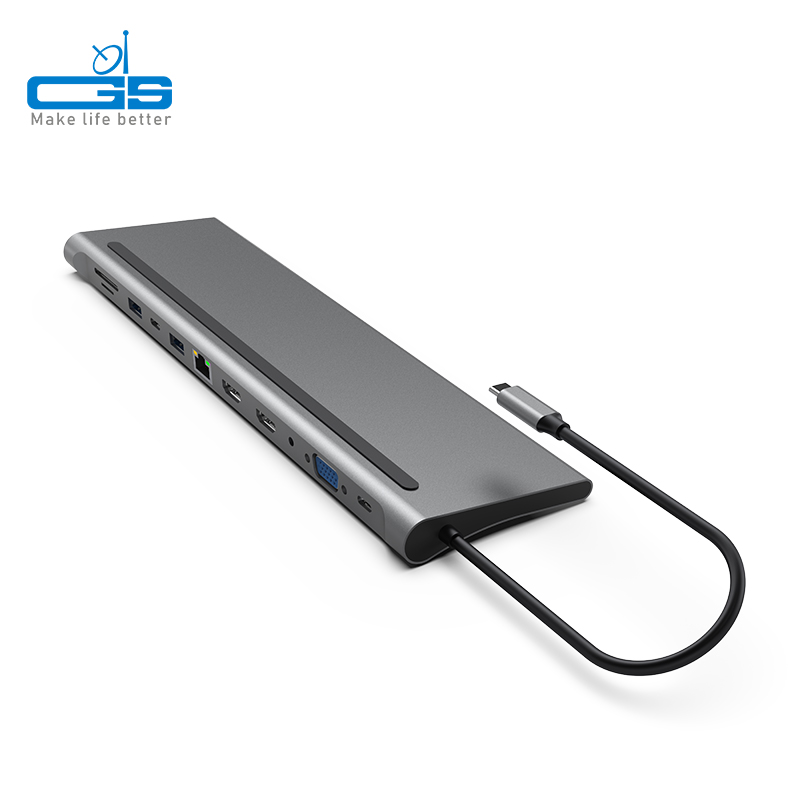 12 In 1 Dual HDMI Docking Station