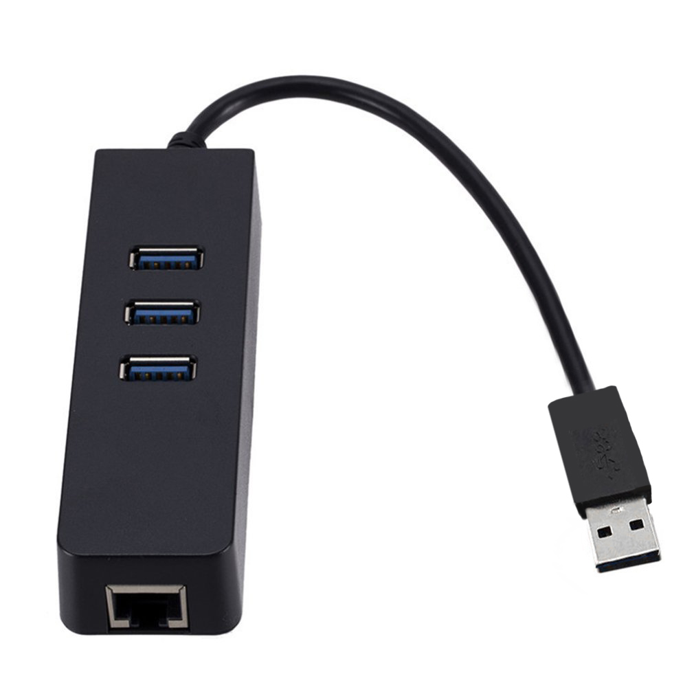 USB Ethernet 4 Ports USB C HUB Docking Station With 1000M RJ45 Ethernet USB Charging