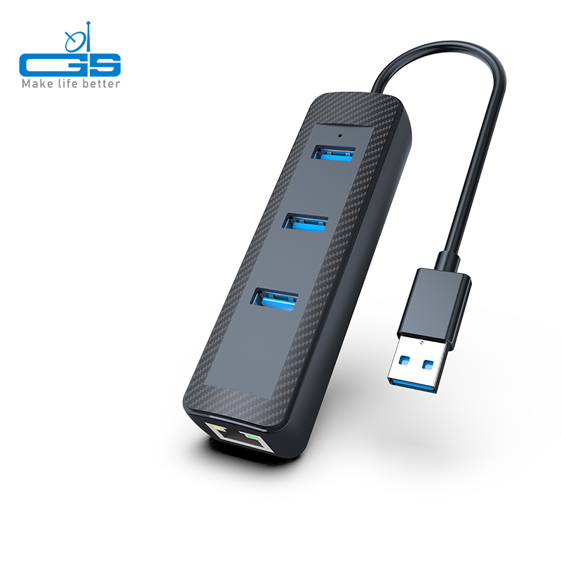 USB-A to USB hub 3.0 + RJ45