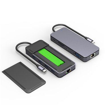 11 in 1 NEW Design Docking Station With SSD